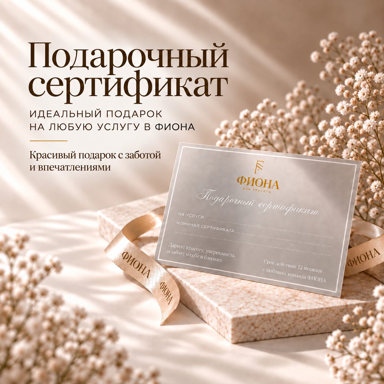подарочный сертификат подарить в Хабаровске